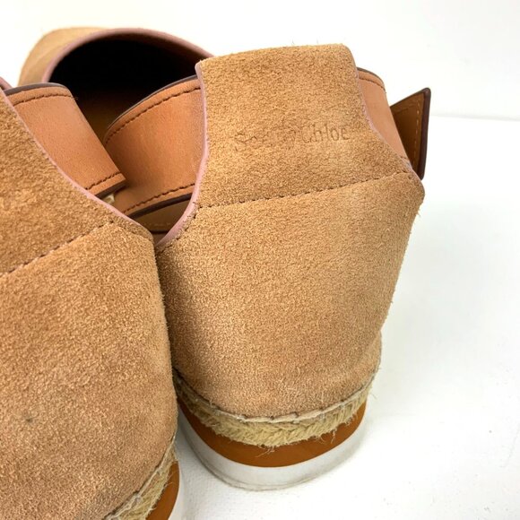 See By Chloe Tan Glyn Espadrilles Sandals Size 8 - Picture 9 of 16